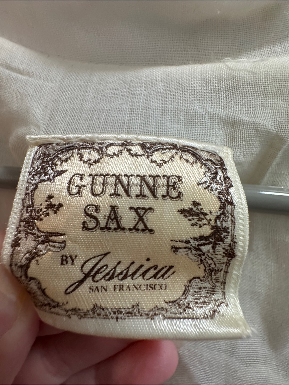 Gunne Sax Lace Maxi Dress - Picture 2 of 7